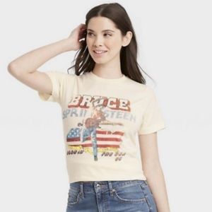 Vintage Style Bruce Springsteen Born in the USA t-shirt, XS